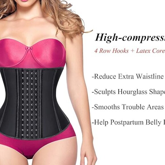 YIANNA Waist Trainer for Women Latex *NEW* - Picture 2 of 7
